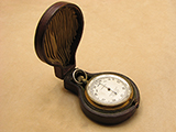 Edwardian pocket barometer & altimeter signed Josh Somalvico & Co Hatton Garden London